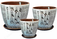 Кашпо Бутон №-ИВ-09 Музыка ветра №-3 (D-18см) Кашпо Бутон №-ИВ-09 Музыка ветра №-3 (D-18см)